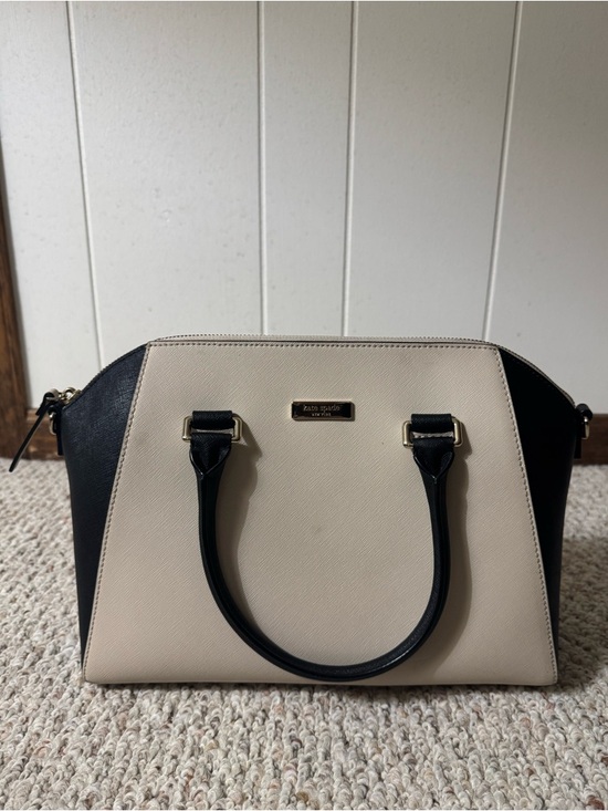 kate spade Handbags - Kate Spade Tilden Place Pippa Almondine/Black Handbag
